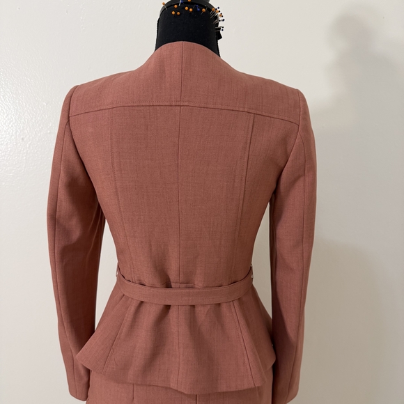 Cleopatre II x May 10 Vietnamese Designer Suit Set –Rust Red/Rust/Terracotta - Picture 11 of 15